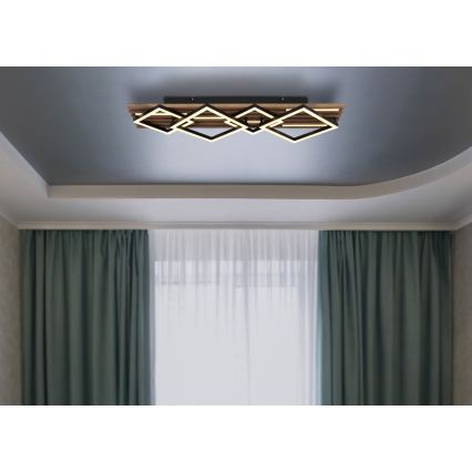Globo - LED-loftarmatur LED/30W/230V + LED/12W 3000K 31x82cm