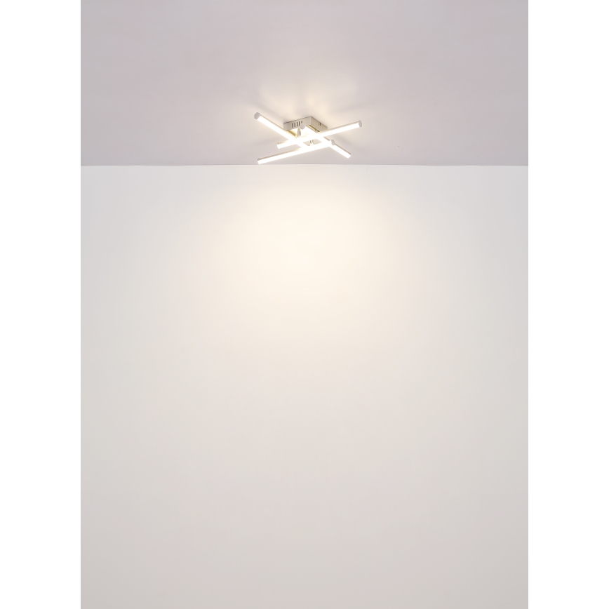 Globo - LED loftlampe LED/24W/230V 4000K mat krom