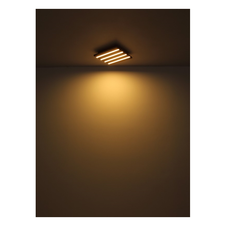 Globo - LED loftlampe LED/30W/230V 3000K 45x45 cm træ