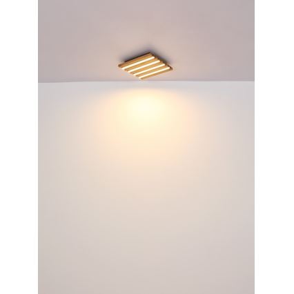 Globo - LED loftlampe LED/30W/230V 3000K 45x45 cm træ