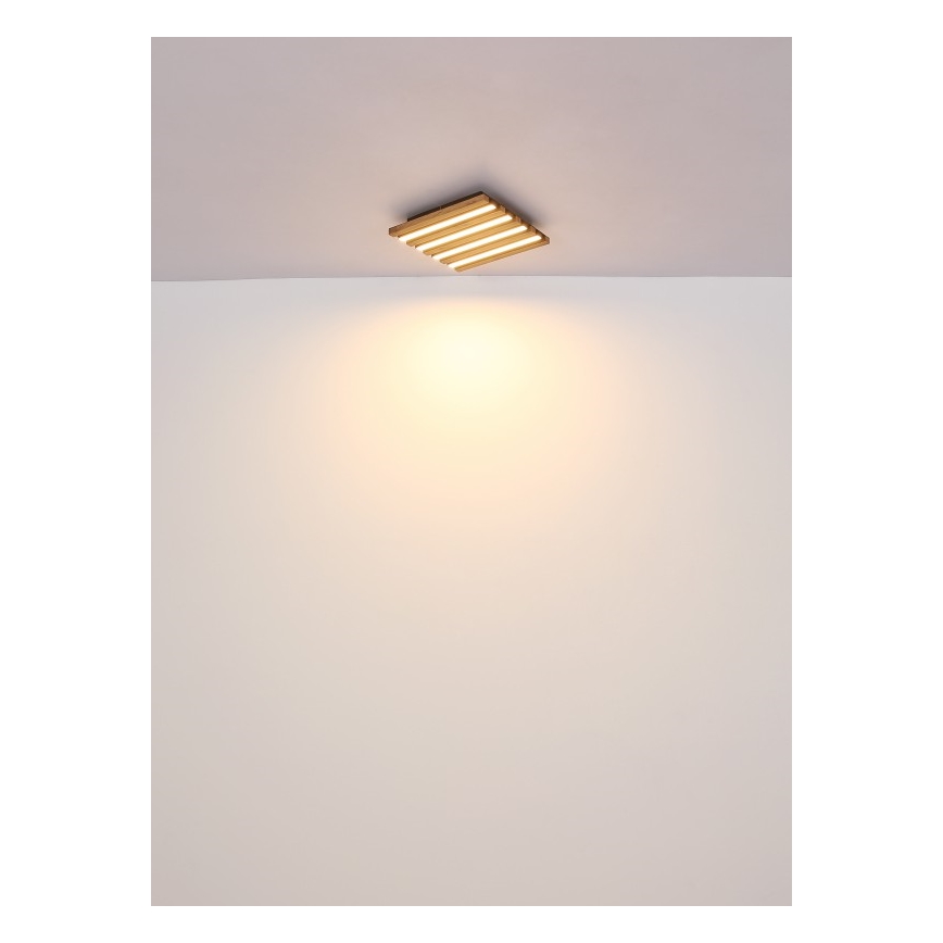 Globo - LED loftlampe LED/30W/230V 3000K 45x45 cm træ
