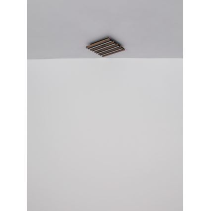Globo - LED loftlampe LED/30W/230V 3000K 45x45 cm træ