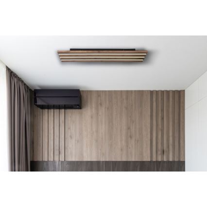 Globo - LED loftlampe LED/30W/230V 3000K 80x20 cm træ