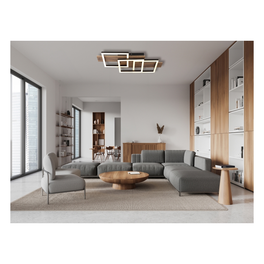 Globo - LED loftlampe LED/24W/230V 3000K 33x58 cm brun/sort