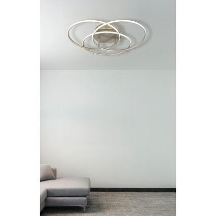 Globo - LED loftlampe LED/40W/230V 4000K diameter 45,6 cm mat krom