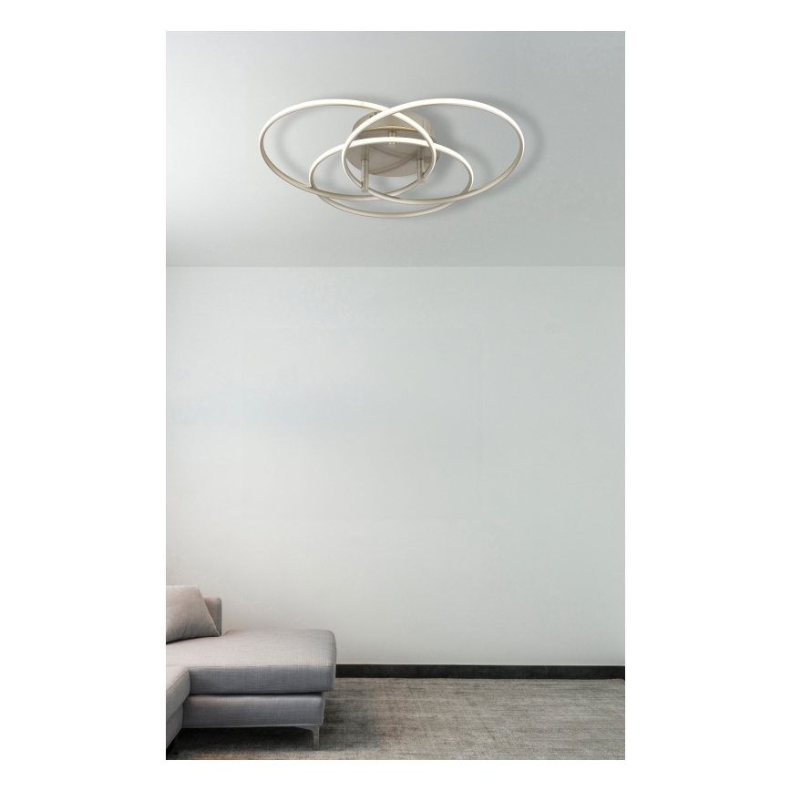Globo - LED loftlampe LED/40W/230V 4000K diameter 45,6 cm mat krom