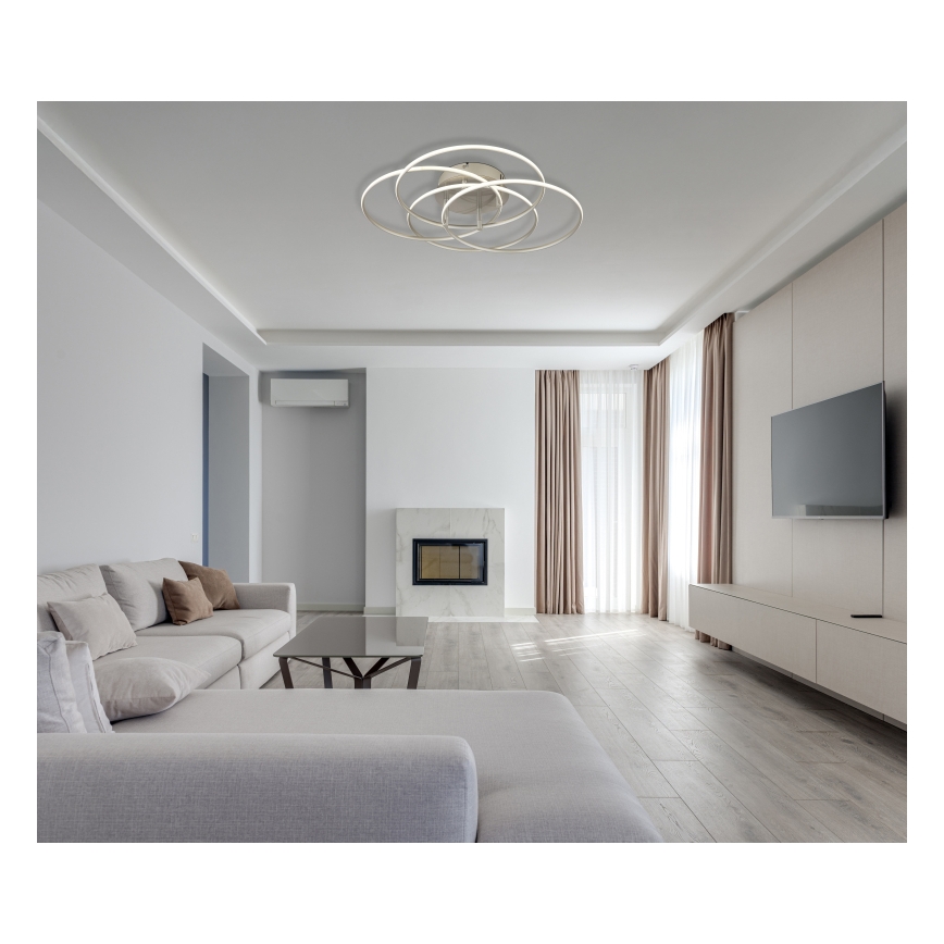 Globo - LED loftlampe LED/55W/230V 4000K diameter 51,5 cm mat krom