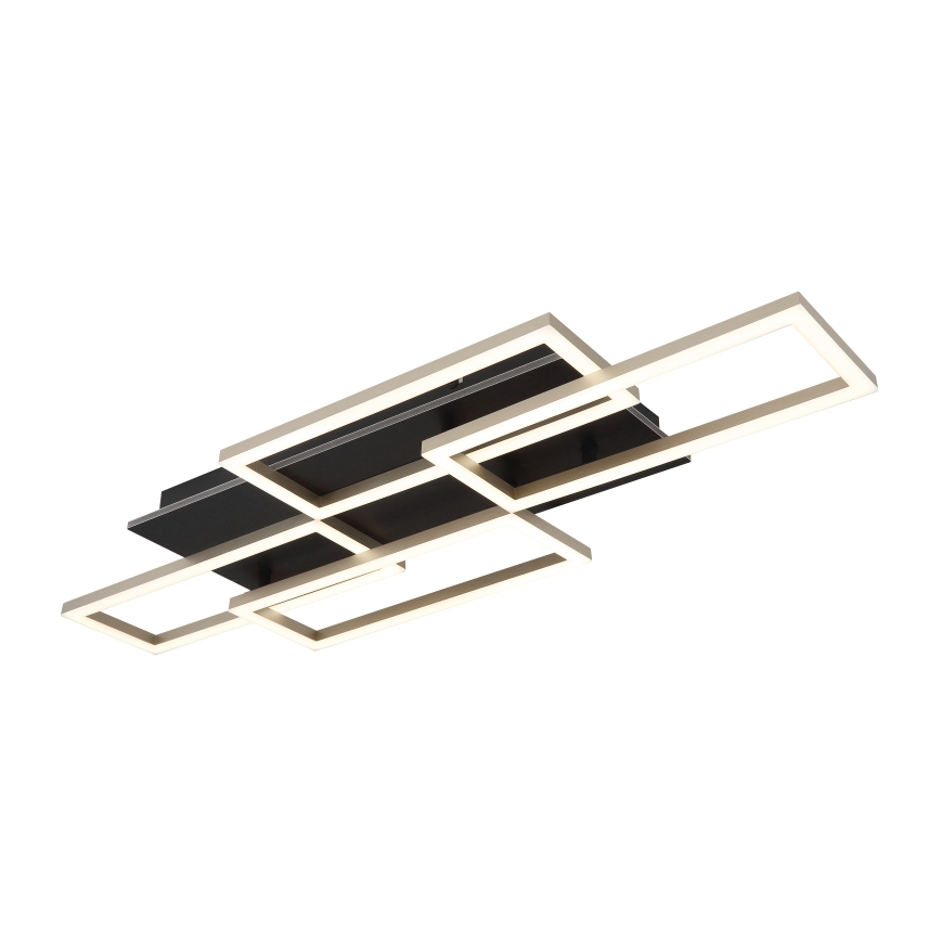 Globo - LED dæmpbar loftlampe LED/40W/230V 2700-6500K 32,5x87,5 cm sort + fjernbetjening