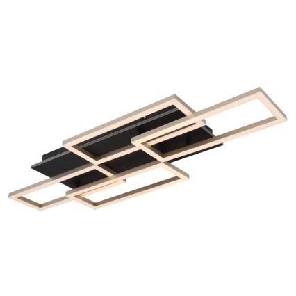 Globo - LED dæmpbar loftlampe LED/40W/230V 2700-6500K 32,5x87,5 cm sort + fjernbetjening