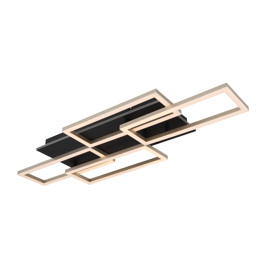 Globo - LED dæmpbar loftlampe LED/40W/230V 2700-6500K 32,5x87,5 cm sort + fjernbetjening