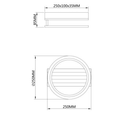 Globo - LED loftlampe LED/10W/230V 3000/4200/600K