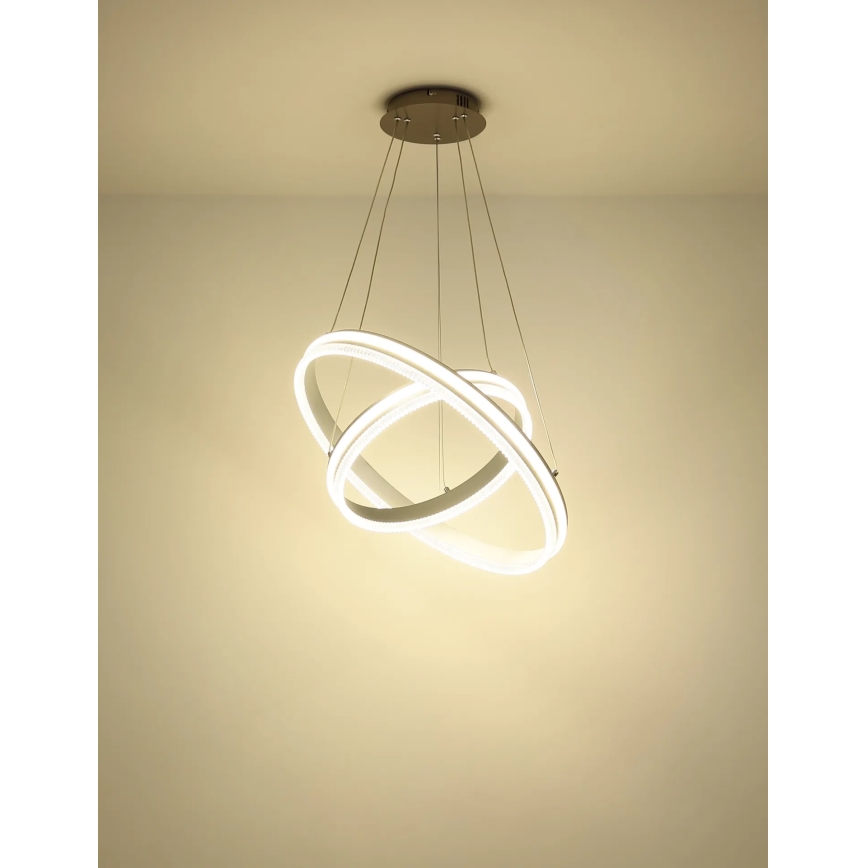 Globo - LED dæmpbar lysekrone på kabel LED/60W/230V 2700-6000K + fjernbetjening