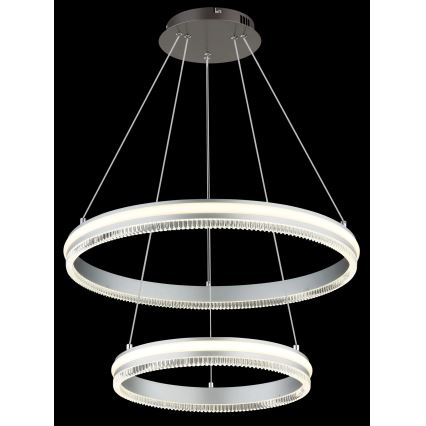 Globo - LED dæmpbar lysekrone på kabel LED/60W/230V 2700-6000K + fjernbetjening