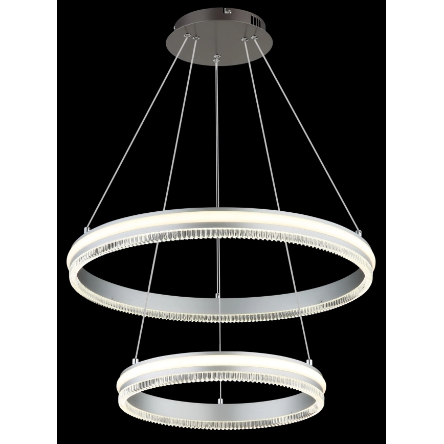 Globo - LED dæmpbar lysekrone på kabel LED/60W/230V 2700-6000K + fjernbetjening