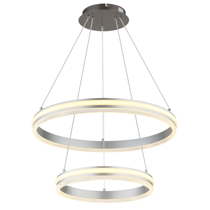 Globo - LED dæmpbar lysekrone på kabel LED/60W/230V 2700-6000K + fjernbetjening