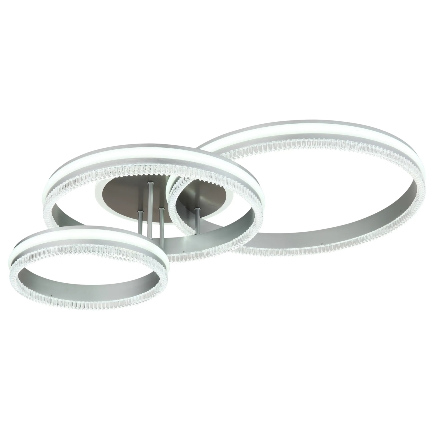 Globo - LED dæmpbar loftlampe LED/72W/230V 2700-6000K sølv + fjernbetjening