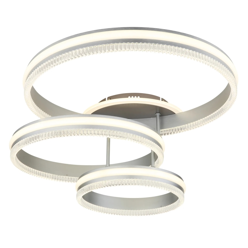 Globo - LED dæmpbar loftlampe LED/72W/230V 2700-6000K sølv + fjernbetjening