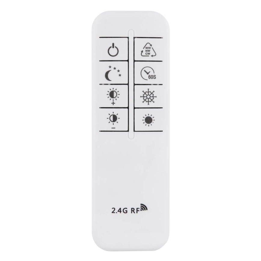 Globo - LED dæmpbar loftlampe LED/72W/230V 2700-6000K sølv + fjernbetjening