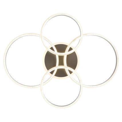 Globo - Dæmpbar LED-loftlampe LED/90W/230V 2700-6000K sølvfarvet + fjernbetjening