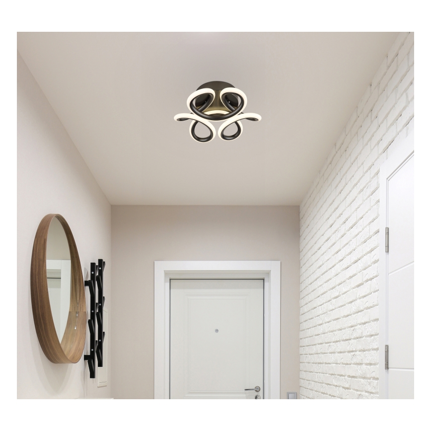 Globo - LED loftlampe LED/24W/230V 2700/4000/6000K diameter 26 cm sort