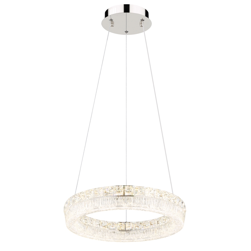 Globo - LED dæmpbar pendel på kabel LED/24W/230V 2700-6000K klar + fjernbetjening