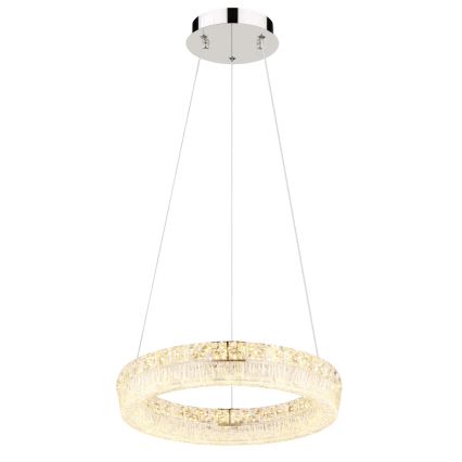 Globo - LED dæmpbar pendel på kabel LED/24W/230V 2700-6000K klar + fjernbetjening