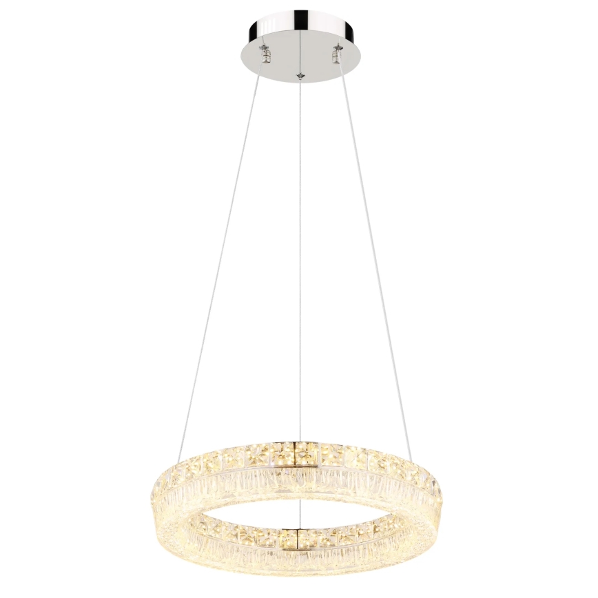 Globo - LED dæmpbar pendel på kabel LED/24W/230V 2700-6000K klar + fjernbetjening