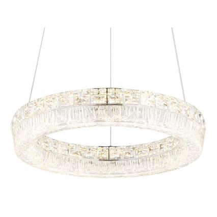 Globo - LED dæmpbar pendel på kabel LED/24W/230V 2700-6000K klar + fjernbetjening