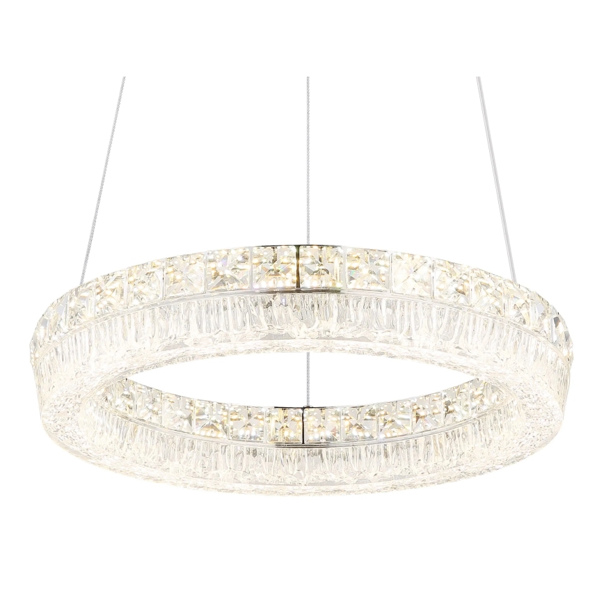Globo - LED dæmpbar pendel på kabel LED/24W/230V 2700-6000K klar + fjernbetjening