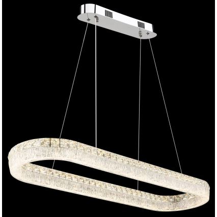 Globo - LED dæmpbar pendel på wire LED/40W/230V 2700-6000K klar + fjernbetjening