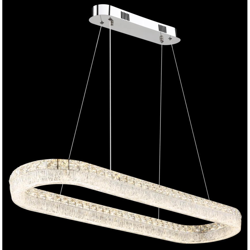 Globo - LED dæmpbar pendel på wire LED/40W/230V 2700-6000K klar + fjernbetjening