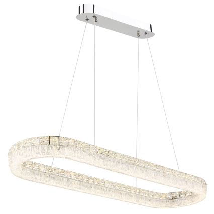 Globo - LED dæmpbar pendel på wire LED/40W/230V 2700-6000K klar + fjernbetjening