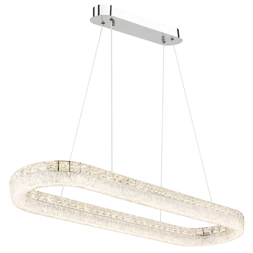 Globo - LED dæmpbar pendel på wire LED/40W/230V 2700-6000K klar + fjernbetjening