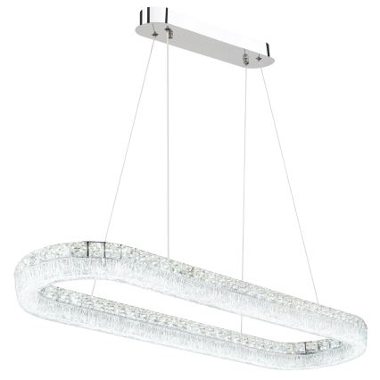 Globo - LED dæmpbar pendel på wire LED/40W/230V 2700-6000K klar + fjernbetjening