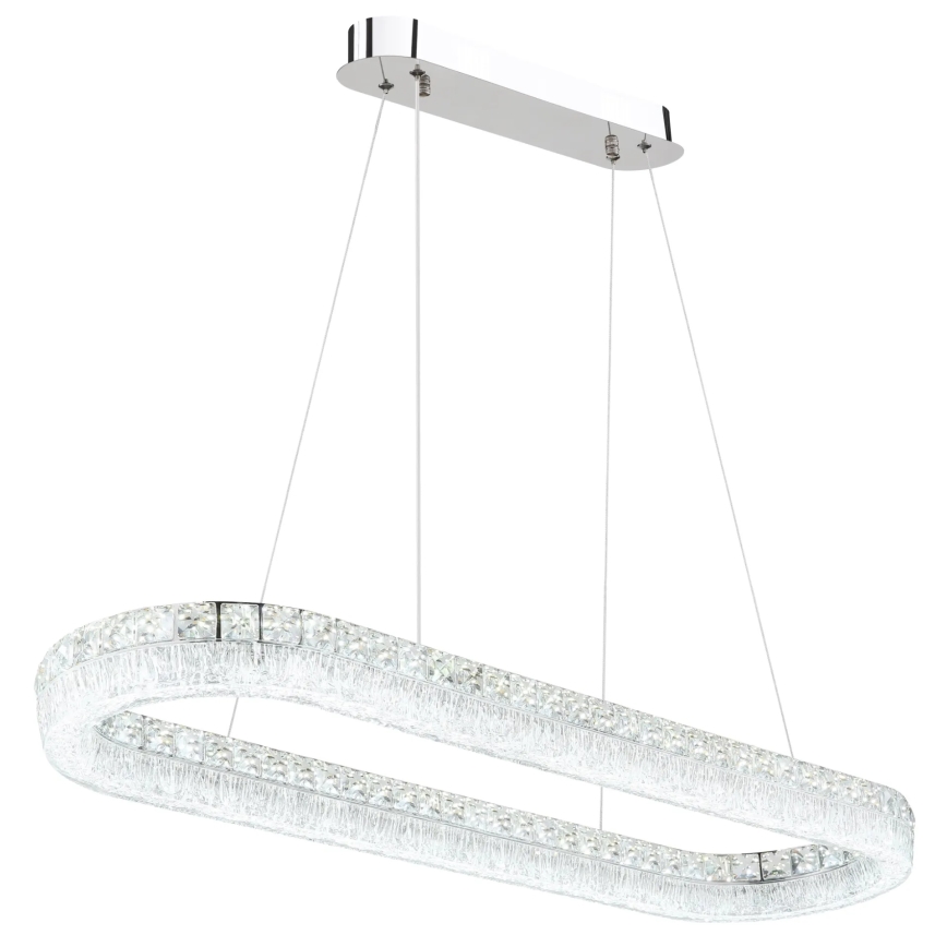 Globo - LED dæmpbar pendel på wire LED/40W/230V 2700-6000K klar + fjernbetjening