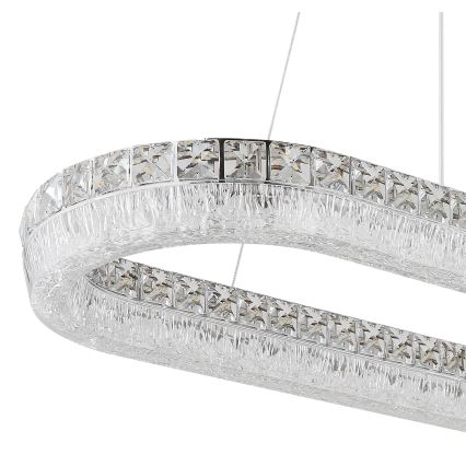 Globo - LED dæmpbar pendel på wire LED/40W/230V 2700-6000K klar + fjernbetjening