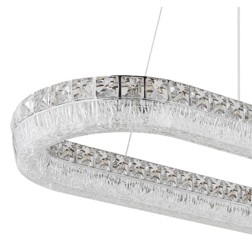 Globo - LED dæmpbar pendel på wire LED/40W/230V 2700-6000K klar + fjernbetjening