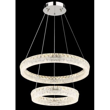 Globo - LED-dæmpbar pendel på wire LED/60W/230V 2700-6000K klar + fjernbetjening