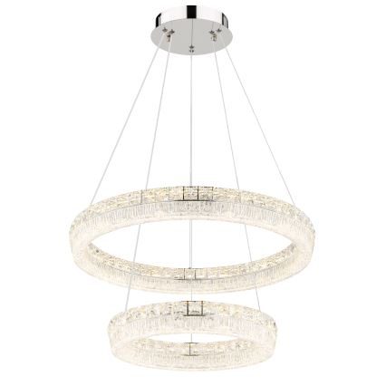 Globo - LED-dæmpbar pendel på wire LED/60W/230V 2700-6000K klar + fjernbetjening