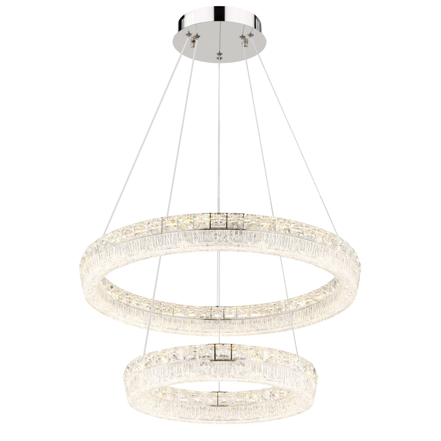 Globo - LED-dæmpbar pendel på wire LED/60W/230V 2700-6000K klar + fjernbetjening