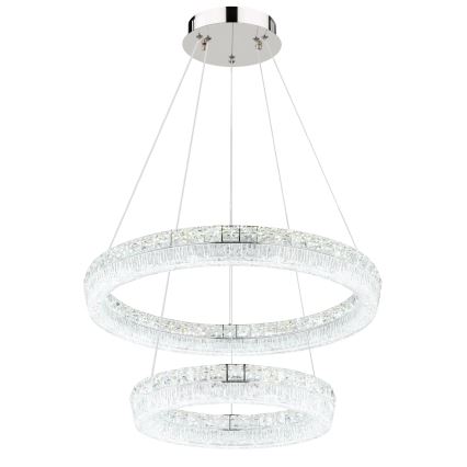 Globo - LED-dæmpbar pendel på wire LED/60W/230V 2700-6000K klar + fjernbetjening