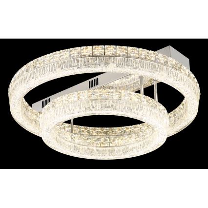 Globo - LED Dæmpbar loftlampe LED/60W/230V 2700-6000K klar + fjernbetjening