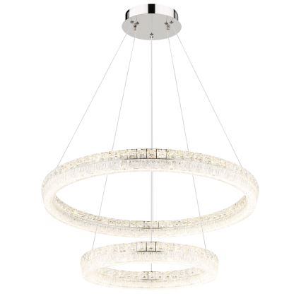 Globo - LED-dæmpbar pendel med wireophæng LED/72W/230V 2700-6000K klar + fjernbetjening