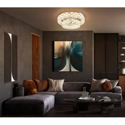 Globo - Dæmpbar LED-loftlampe LED/55W/230V 2700-6000K Ø 61 cm + fjernbetjening
