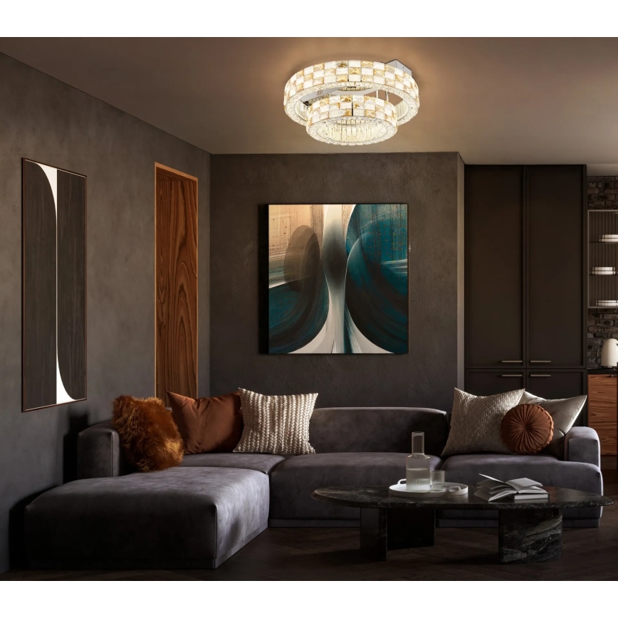 Globo - Dæmpbar LED-loftlampe LED/55W/230V 2700-6000K Ø 61 cm + fjernbetjening