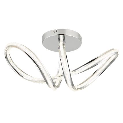 Globo - Dæmpbar LED-loftlampe LED/40W/230V 2700-6000K blank krom + fjernbetjening
