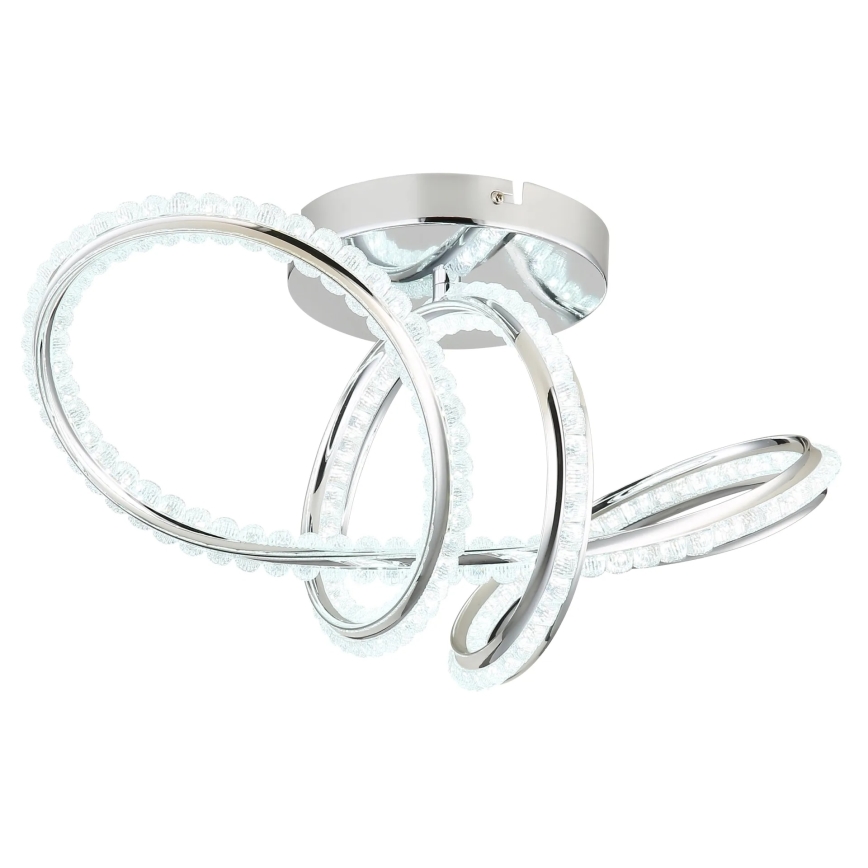 Globo - Dæmpbar LED-loftlampe LED/40W/230V 2700-6000K blank krom + fjernbetjening