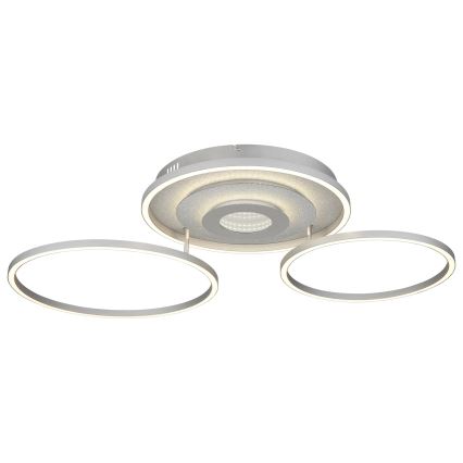 Globo - LED dæmpbar loftlampe LED/40W/230V 2700-6500K 57x99,2 cm sølv + fjernbetjening