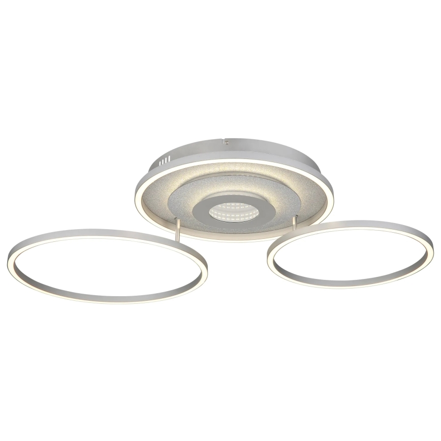 Globo - LED dæmpbar loftlampe LED/40W/230V 2700-6500K 57x99,2 cm sølv + fjernbetjening