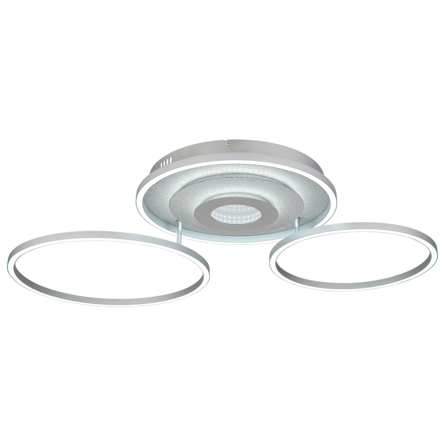 Globo - LED dæmpbar loftlampe LED/40W/230V 2700-6500K 57x99,2 cm sølv + fjernbetjening